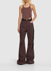 Rick Owens Bolan High Rise Flared Corduroy Pants