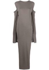 Rick Owens cape-sleeve knit dress