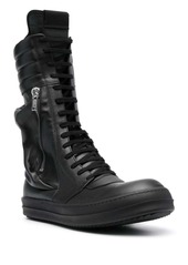 Rick Owens Cargo Basket leather boots
