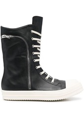 Rick Owens Cargo Basket leather Hi-Top sneakers