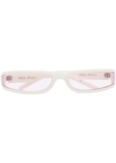 Rick Owens cat eye-frame tinted sunglasses