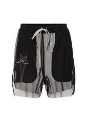 Rick Owens Champion Micromesh Logo Shorts