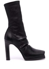 Rick Owens Cheri square-toe leather ankle boots
