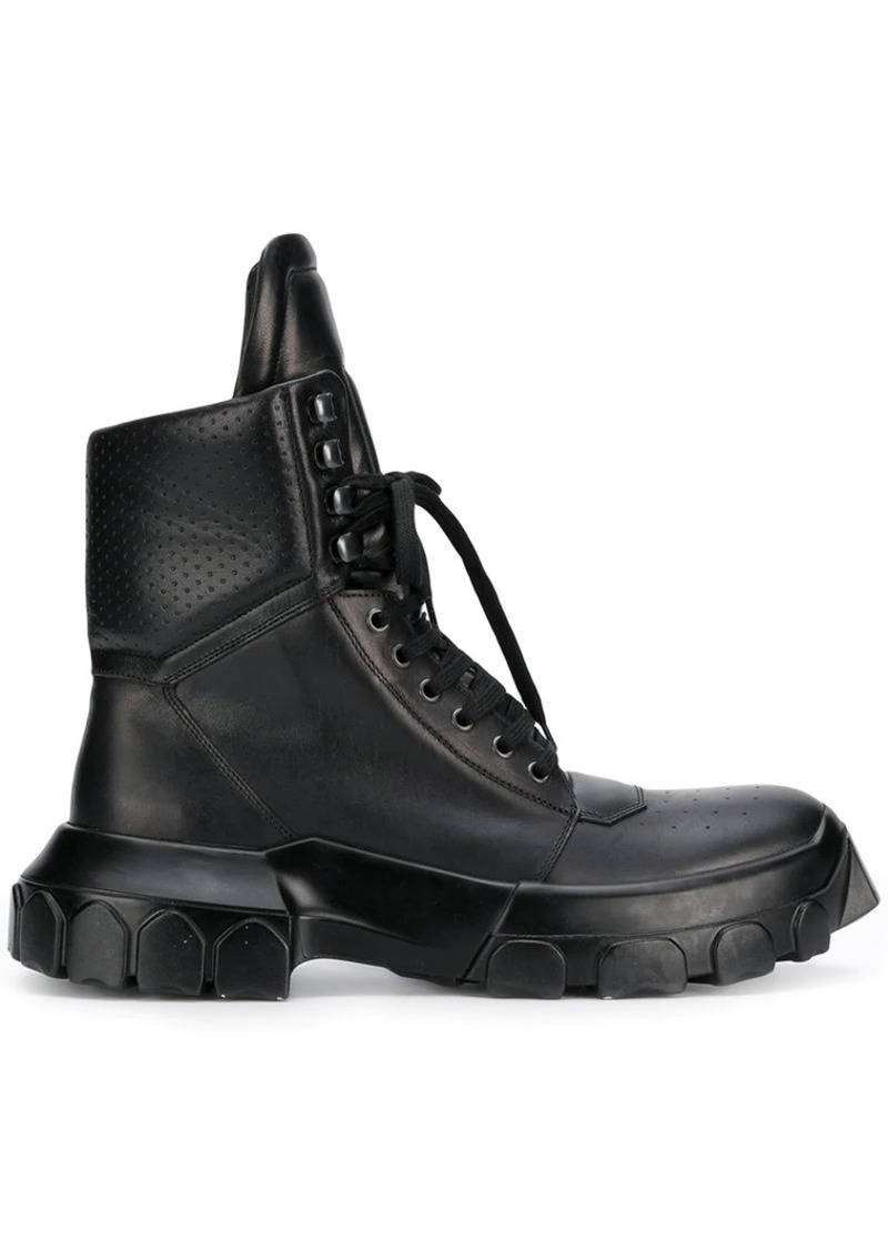 rick owens combat boots