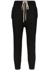 Rick Owens cropped cashmere joggers