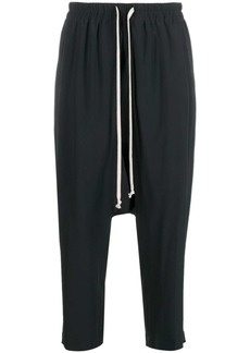 Rick Owens cropped drop-crotch trousers