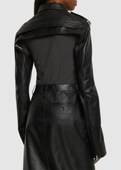 Rick Owens Cropped Leather Bolero Jacket