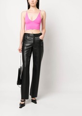 Rick Owens cropped V-neck top