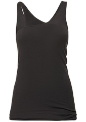 Rick Owens Double Ziggy Cotton Jersey Tank Top