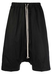 Rick Owens drawstring drop-crotch shorts