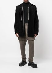 Rick Owens drawstring hoodie jacket