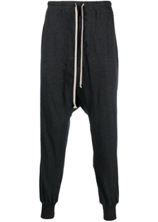 Rick Owens drop-crotch drawstring track pants