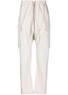 Rick Owens drop-crotch organic cotton trousers