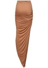 Rick Owens Edfu Twist-side Split Asymmetric Skirt