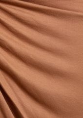 Rick Owens Edfu Twist-side Split Asymmetric Skirt