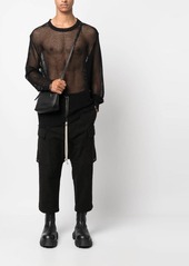 Rick Owens elasticated-waist drop-crotch trousers