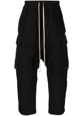 Rick Owens elasticated-waist drop-crotch trousers