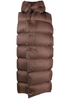 Rick Owens quilted hooded gilet