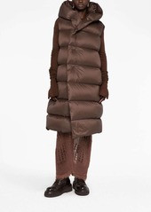 Rick Owens quilted hooded gilet