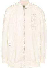 Rick Owens embroidered logo bomber jacket