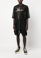Rick Owens embroidered-logo cotton shorts