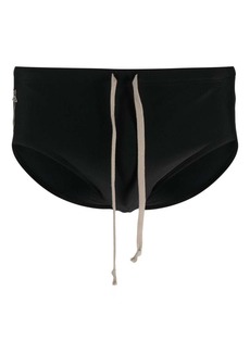 Rick Owens embroidered-logo swimming trunks