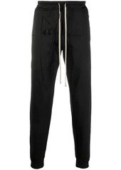 Rick Owens embroidered-logo trousers