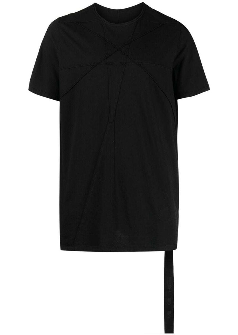 Rick Owens exposed-seam organic cotton T-shirt