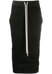 Rick Owens fitted midi skirt
