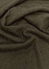 Rick Owens frayed-edge cashmere scarf