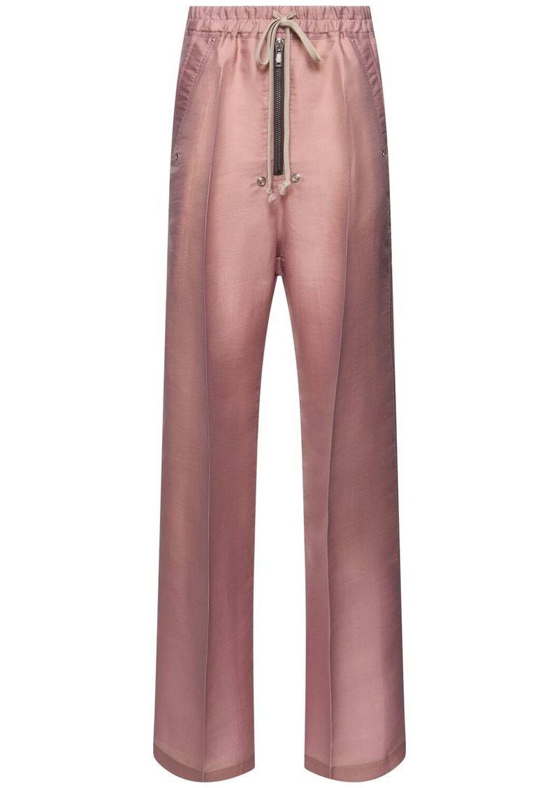 Rick Owens Geth Belas Silk Straight Pants