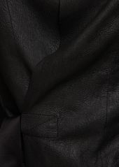 Rick Owens Hollywood Leather Self-tie Jacket