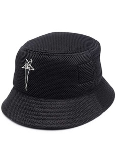 Rick Owens logo-embroidered bucket hat