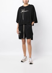 Rick Owens logo-embroidered cotton T-shirt