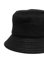 Rick Owens logo-embroidered perforated bucket hat