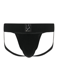 Rick Owens logo-patch colour-block boxers