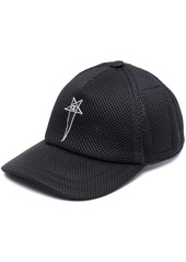 Rick Owens logo-patch mesh cap