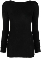 Rick Owens long-sleeved virgin wool top