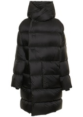 Rick Owens Ls Hooded Liner Long Down Coat