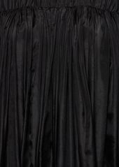 Rick Owens Medusa Off-shoulder Silk Mini Dress