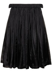 Rick Owens Medusa Off-shoulder Silk Mini Dress