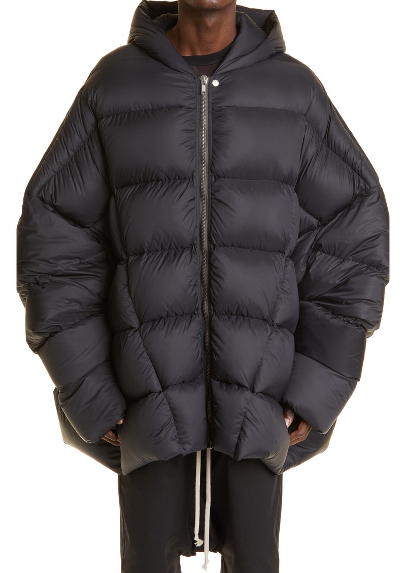 rick owens mens puffer jacket