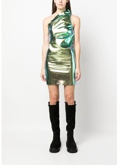 Rick Owens metallic mini skirt