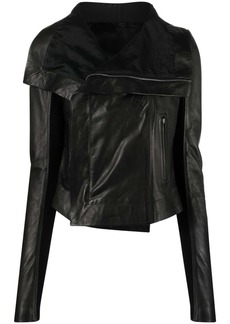 Rick Owens Naska double-breasted leather jacket