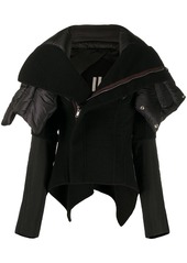 Rick Owens off-centre padded collar jacket