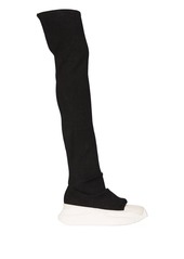 Rick Owens over-the-knee denim boots