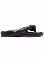 Rick Owens padded knot-detail sandals