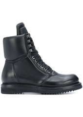 Rick Owens perforated military boots