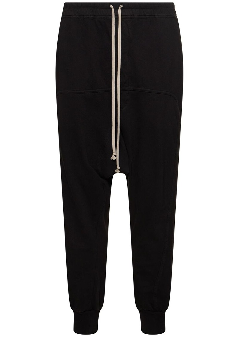 Rick Owens Prisoner Drawstring Cotton Pants