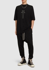 Rick Owens Prisoner Drawstring Cotton Pants